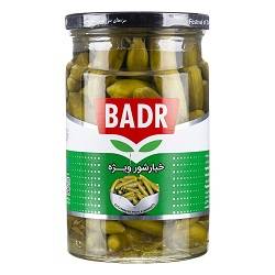 خیارشورویژه630گرم بدر